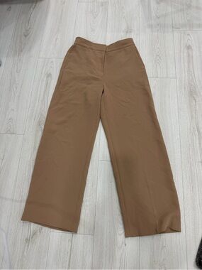 Wilfred Wide-Leg Pants in Camel Brown